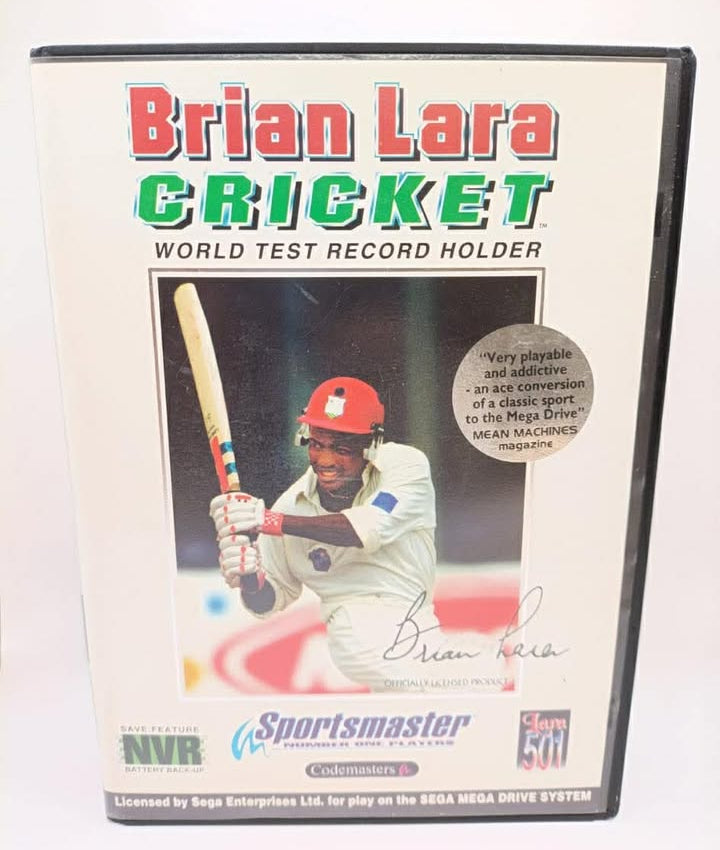Brian Lara Cricket (Complete) Mega Drive