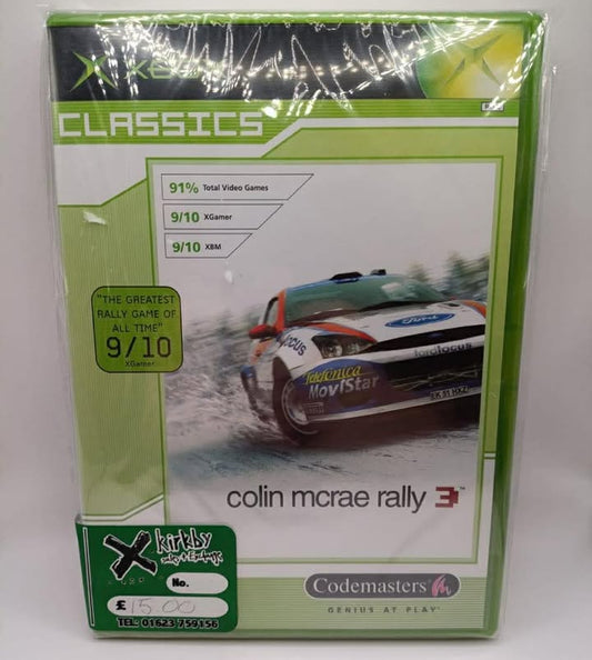 Classic Colin Mcrae Rally 3 Sealed Xbox Original