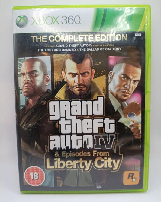 Grand Theft Auto IV & Episodes From Liberty City Complete Xbox 360