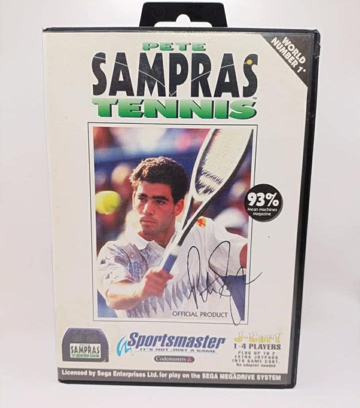 Pete Sampras Tennis (Complete) Mega Drive