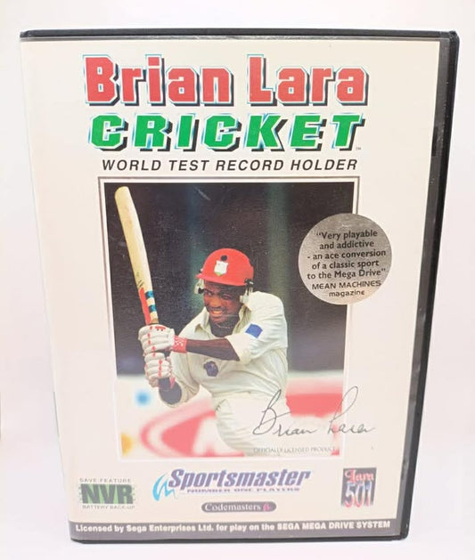 Brian Lara Cricket (Complete) Mega Drive