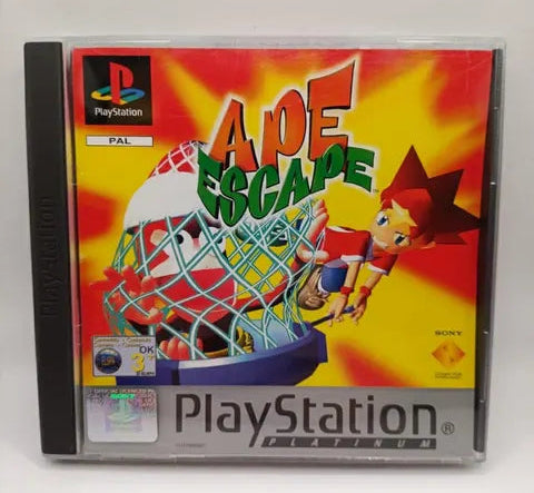 Ape Escape Platinum (Mint Condition) PS1
