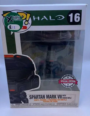 Halo 16 Spartan Mark VII With Shock Rifle