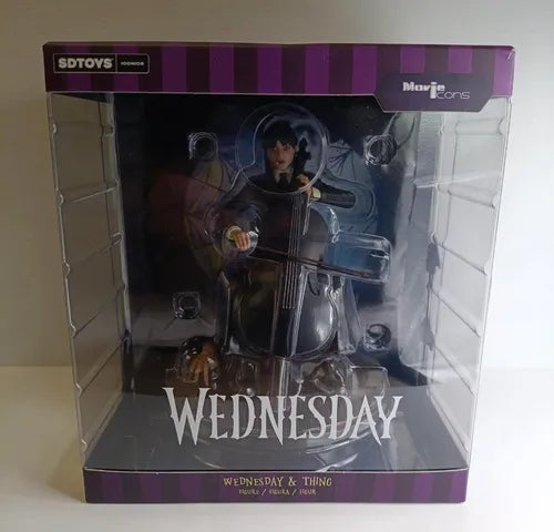 Wednesday and Thing Figure